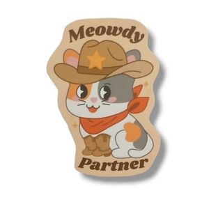 NEW Meowdy Partner Sticker